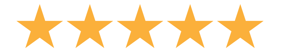 5 review stars